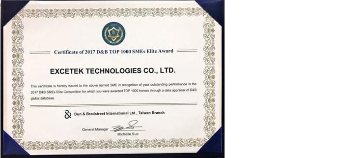 2017 D&B TOP 1000 SMEs Award